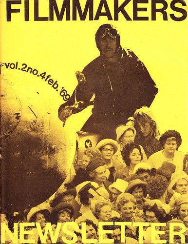 FILMMAKERS magazine side cover Issue 16  Vol 2 # 4 February 1969