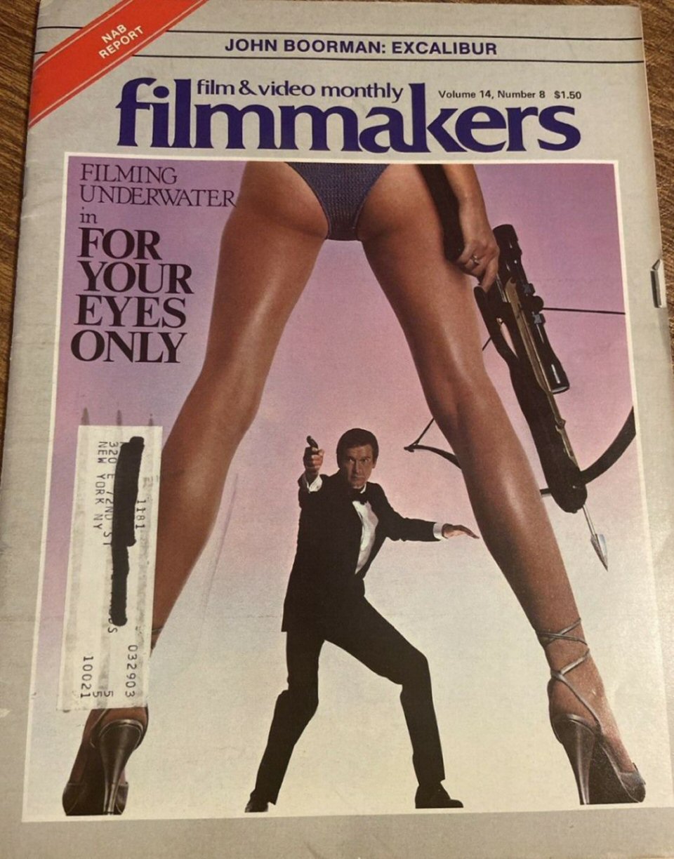 FILMMAKERS magazine side cover Issue 166 Vol 14 # 8 June 1981