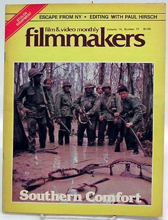 FILMMAKERS magazine side cover Issue 169 Vol 14 # 11 September 1981