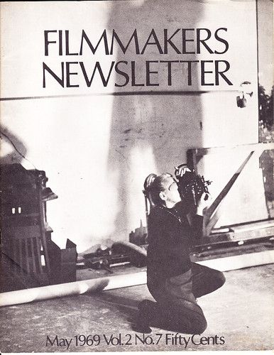 FILMMAKERS magazine side cover Issue 19  Vol 2 # 7 May 1969