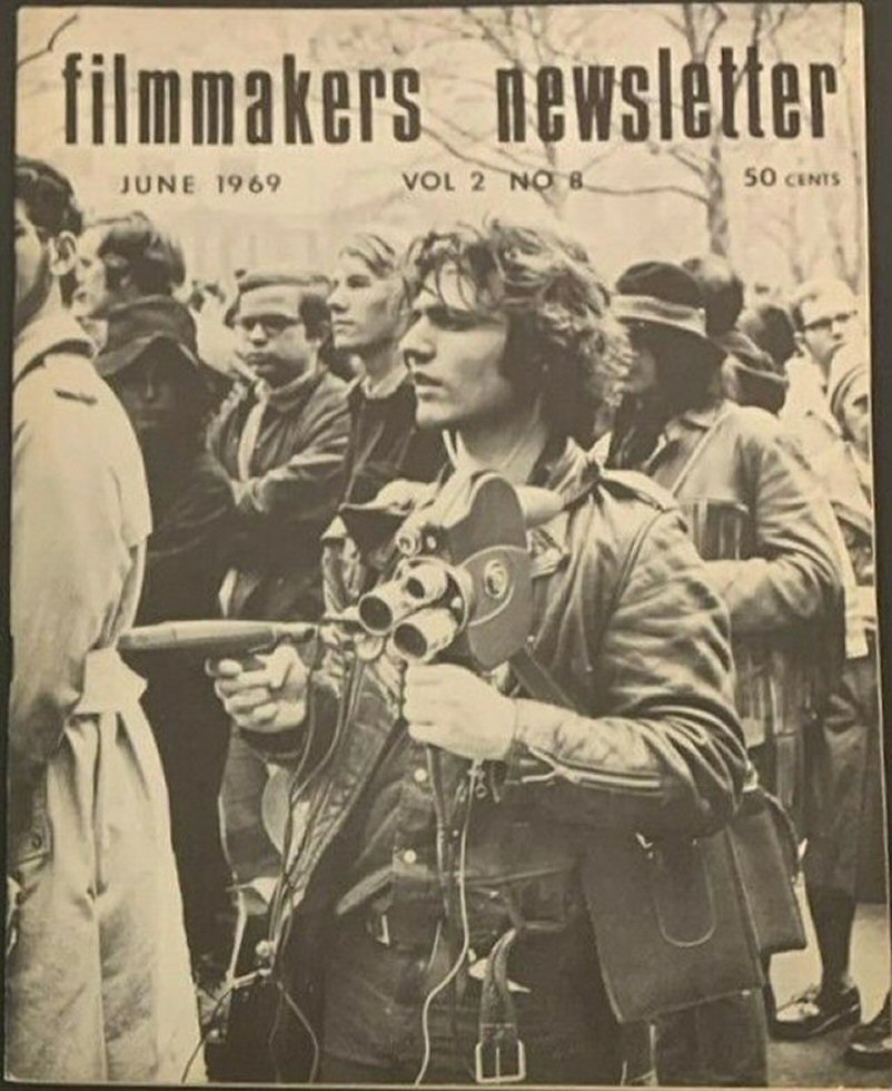 FILMMAKERS magazine side cover Issue 20  Vol 2 # 8 June 1969