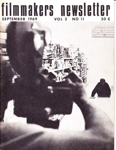 FILMMAKERS magazine side cover Issue 23  Vol 2 # 11 September 1969