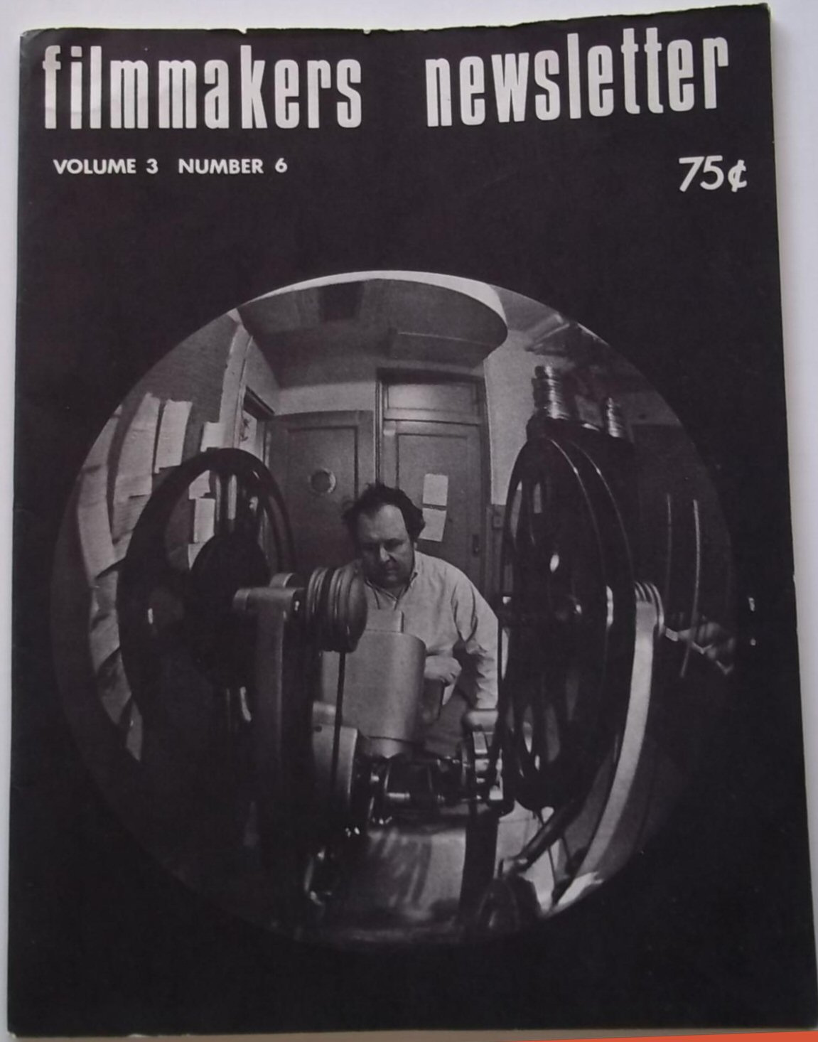 FILMMAKERS magazine side cover Issue 30 Vol 3 # 6 April 1970