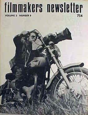 FILMMAKERS magazine side cover Issue 32 Vol 3 # 8 June 1970