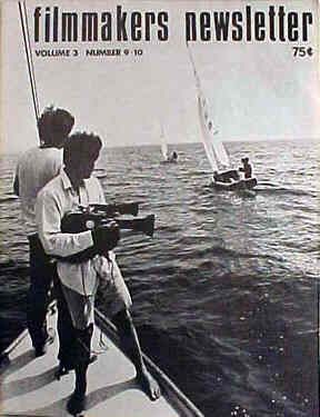 FILMMAKERS magazine side cover Issue 33/34 Vol 3 # 9/10 July/August 1970