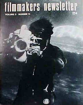 FILMMAKERS magazine side cover Issue 36 Vol 3 # 12 October 1970