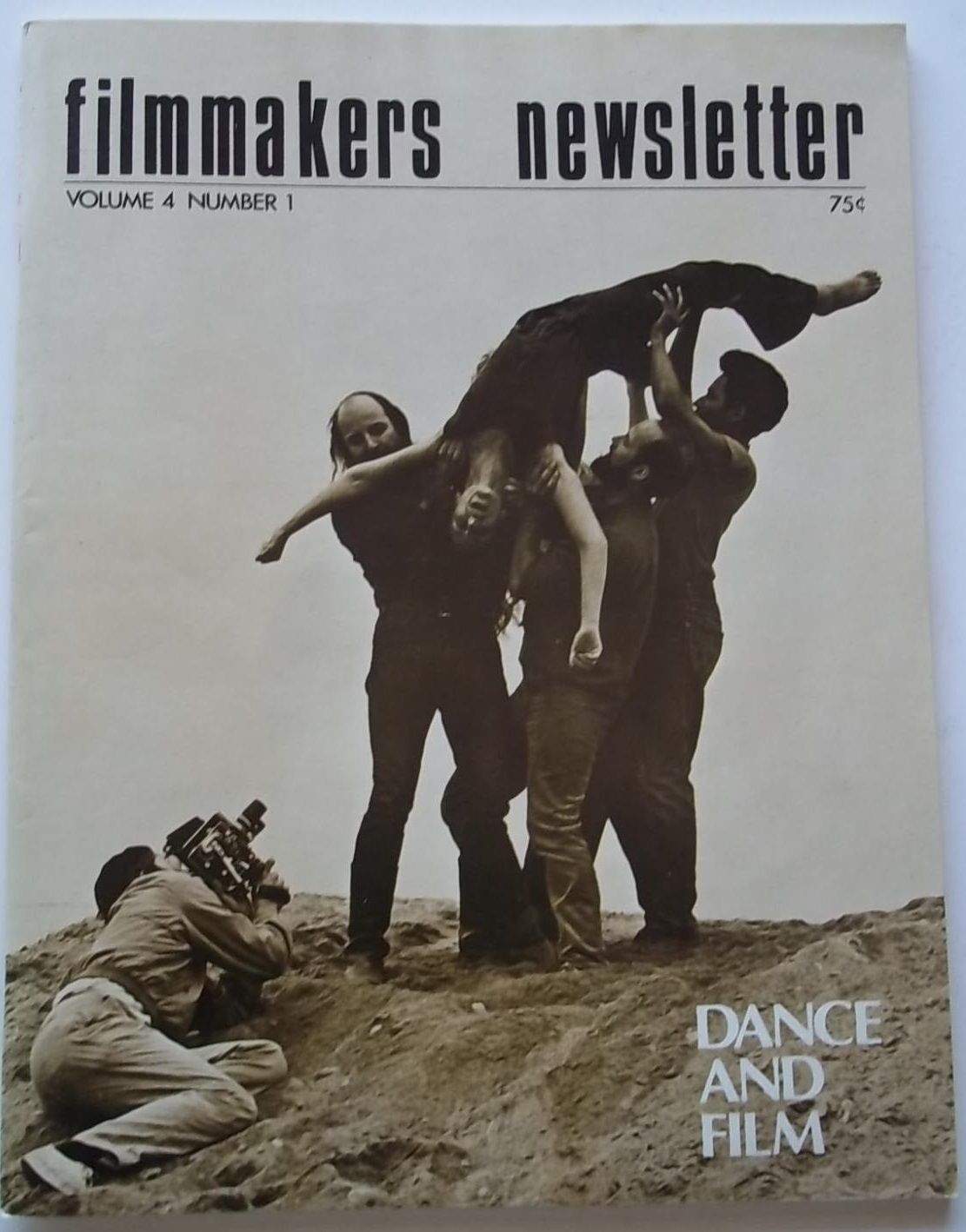 FILMMAKERS magazine side cover Issue 37 Vol 4 # 1 November 1970
