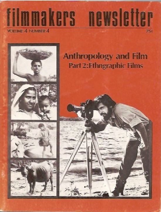 FILMMAKERS magazine side cover Issue 40 Vol 4 # 4 February 1971