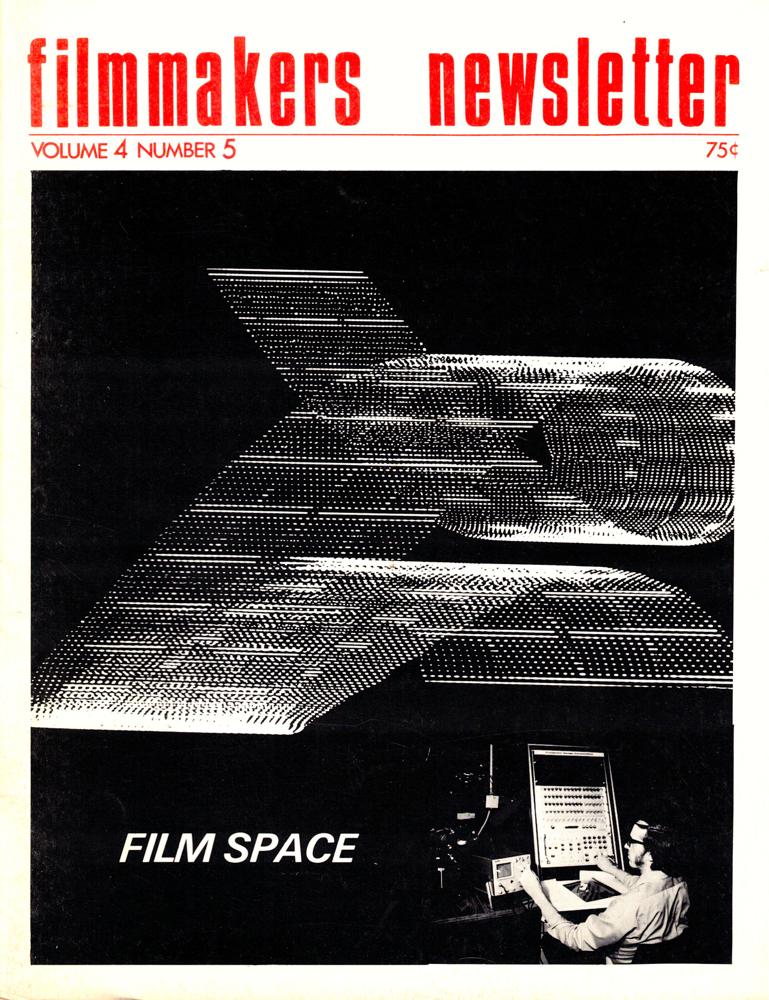 FILMMAKERS magazine side cover Issue 41 Vol 4 # 5 March 1971