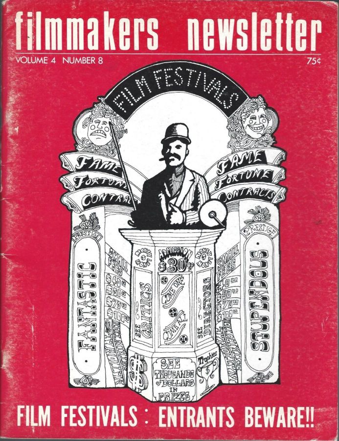 FILMMAKERS magazine side cover Issue 44 Vol 4 # 8 June 1971