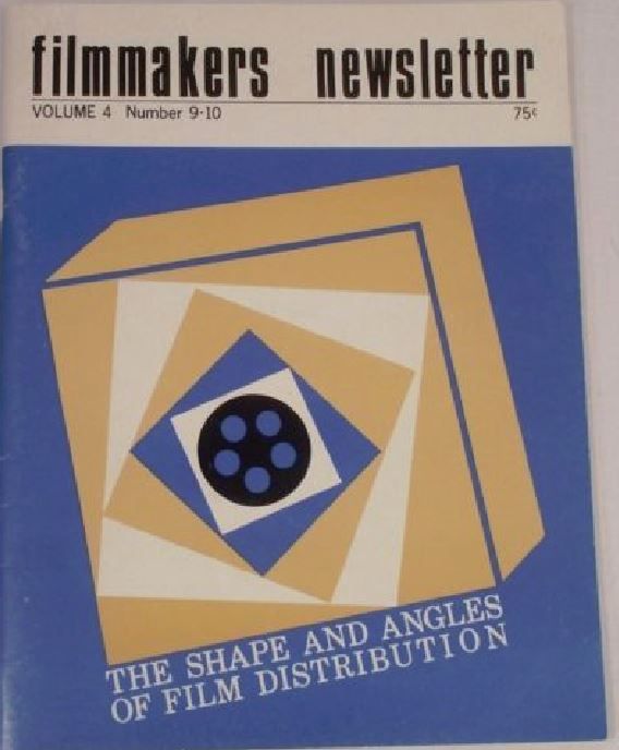 FILMMAKERS magazine side cover Issue 45 /46 Vol 4 # 9/10 July/August 1971