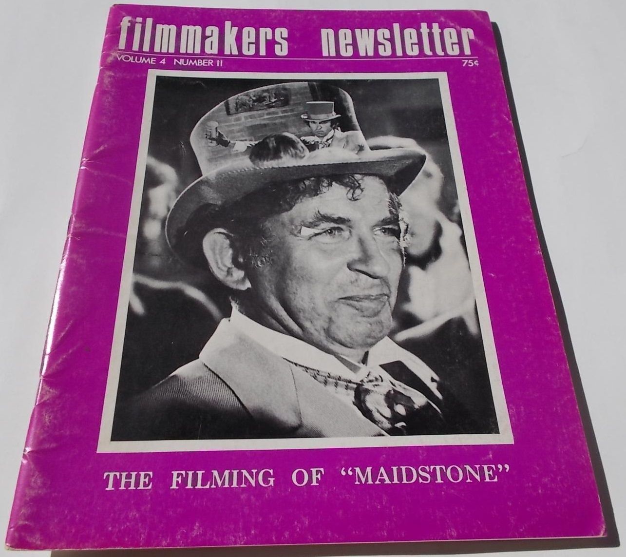 FILMMAKERS magazine side cover Issue 47 Vol 4 # 11 September 1971
