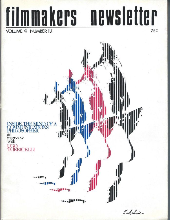 FILMMAKERS magazine side cover Issue 48 Vol 4 # 12 October 1971