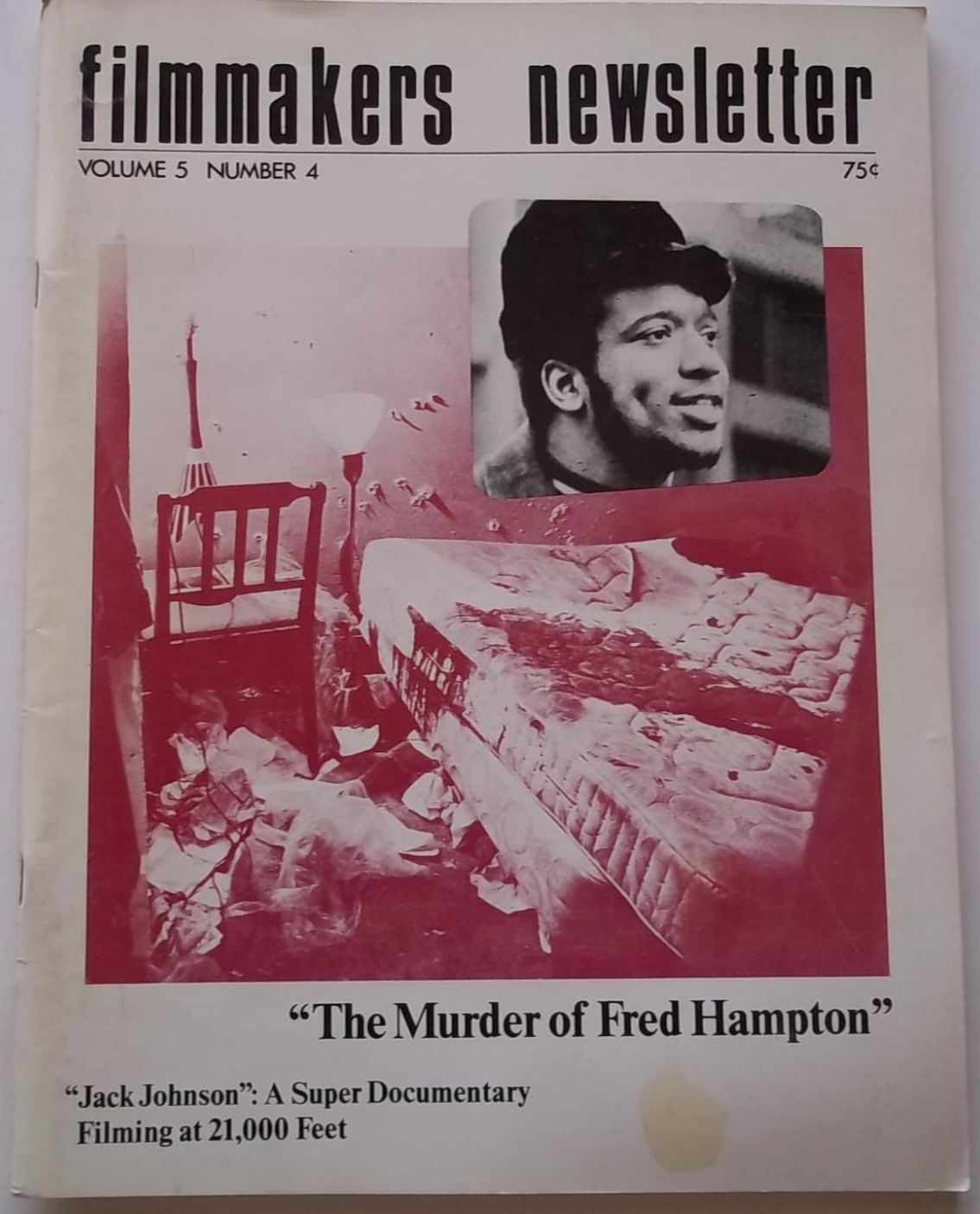 FILMMAKERS magazine side cover Issue 54 Vol 5 # 4 February 1972