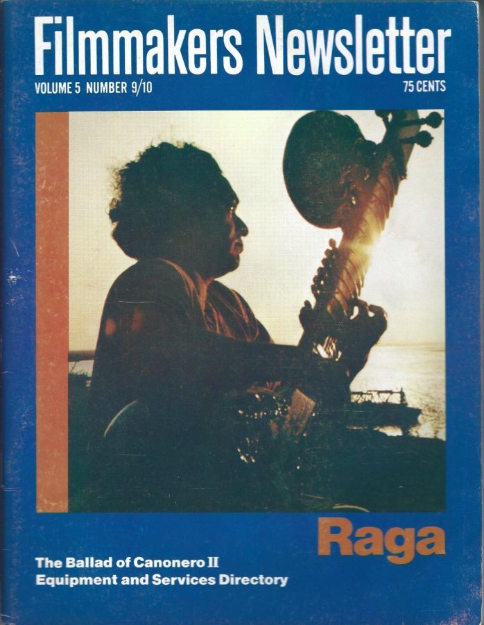 FILMMAKERS magazine side cover Issue 59 /60 Vol 5 # 9/10 July/August 1972