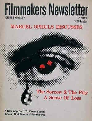 FILMMAKERS magazine side cover Issue 64 Vol 6 # 2 December 1972