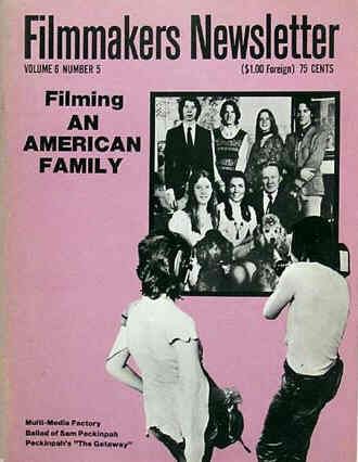 FILMMAKERS magazine side cover Issue 67 Vol 6 # 5 March 1973