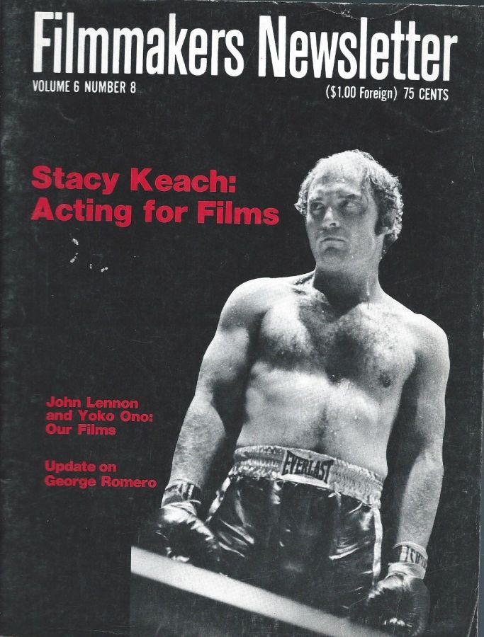 FILMMAKERS magazine side cover Issue 70 Vol 6 # 8 June 1973