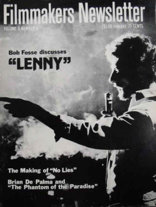 FILMMAKERS magazine side cover Issue 90 Vol 8 # 4 February 1975