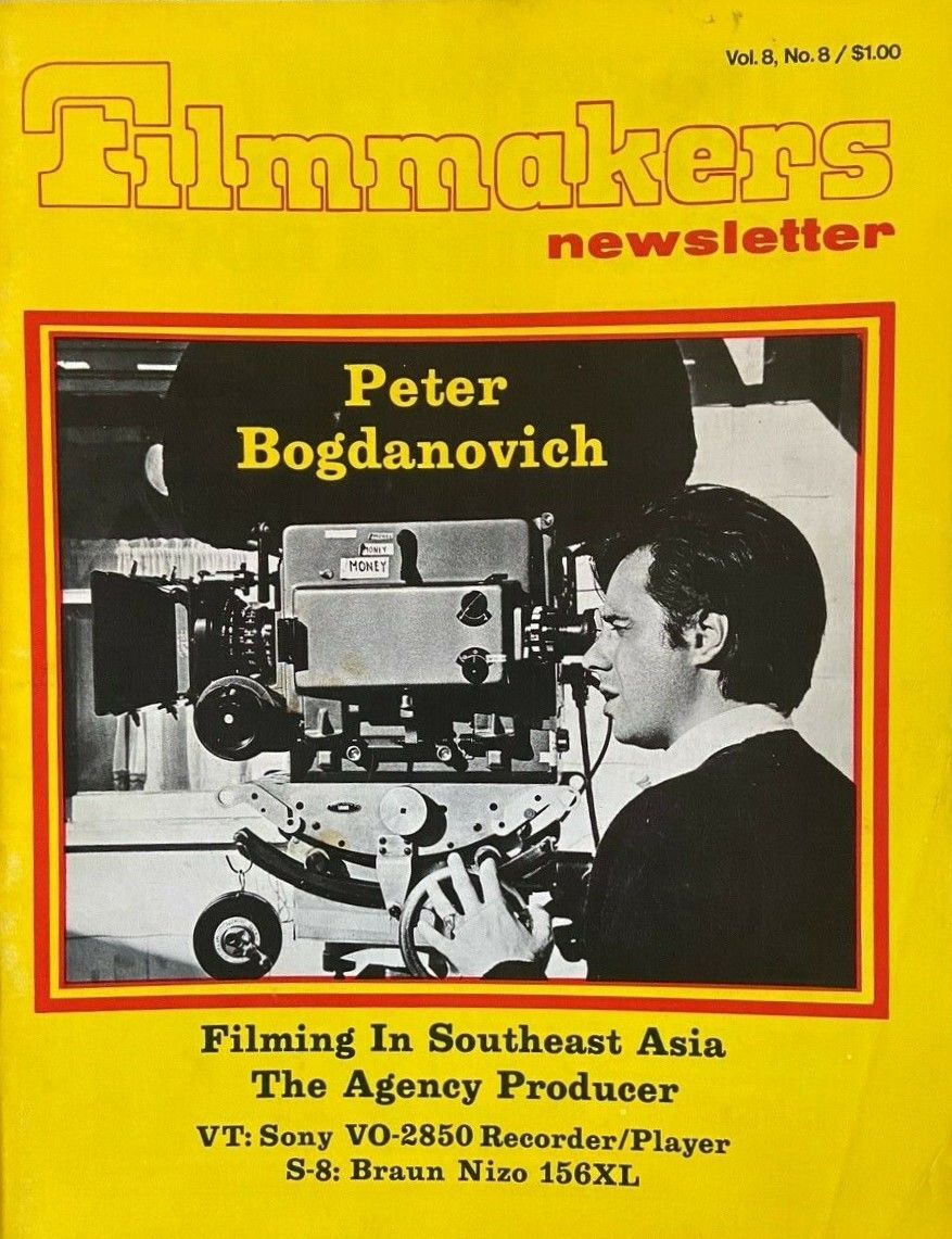 FILMMAKERS magazine side cover Issue 94 Vol 8 # 8 June 1975