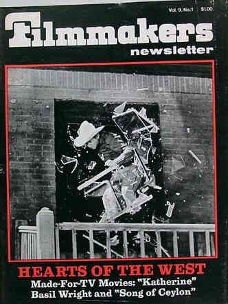FILMMAKERS magazine side cover Issue 99 Vol 9 # 1 November 1975