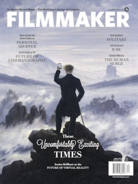 FILMMAKER magazine side cover Winter 2016