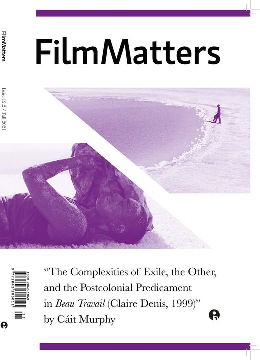 FILM MATTERS magazine side cover  Vol 12 No  2 Fall 2021