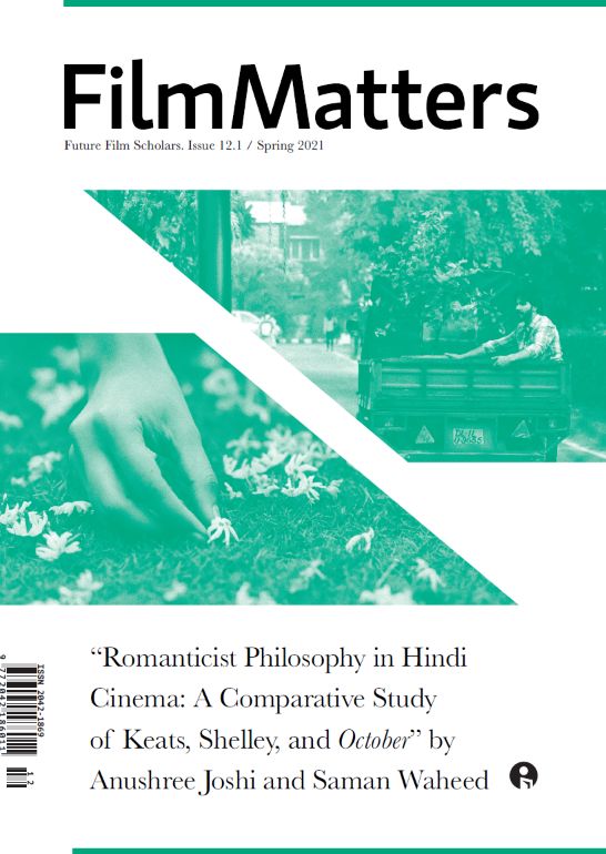 FILM MATTERS magazine side cover  Vol 12 No  1 Spring 2021