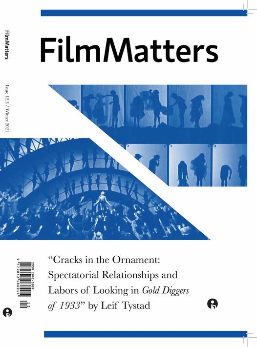 FILM MATTERS magazine side cover  Vol 12 No  3 Winter 2021