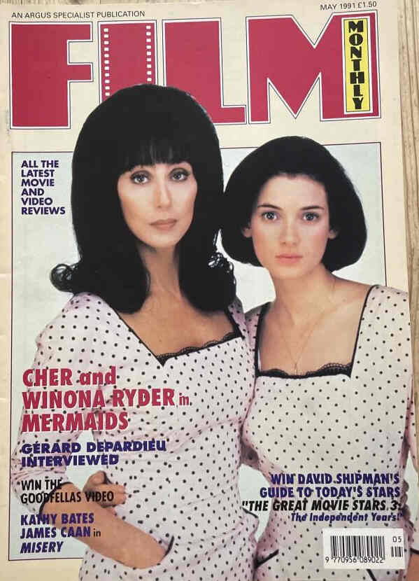 FILM MONTHLY magazine side cover May 1991
