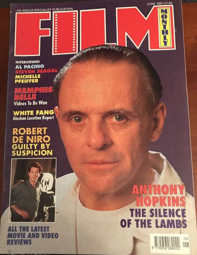 FILM MONTHLY magazine side cover June 1991