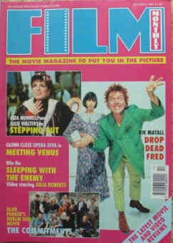 FILM MONTHLY magazine side cover October 1991