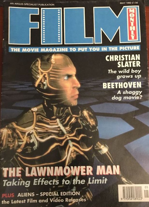 FILM MONTHLY magazine side cover May 1992