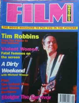 FILM MONTHLY magazine side cover September 1992