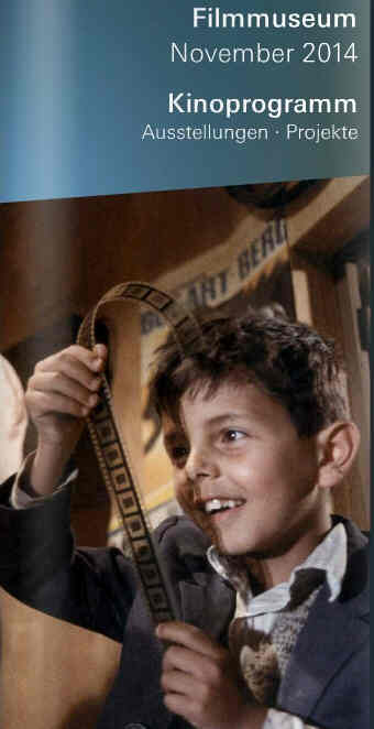 FILMMUSEUM magazine side cover November 2014