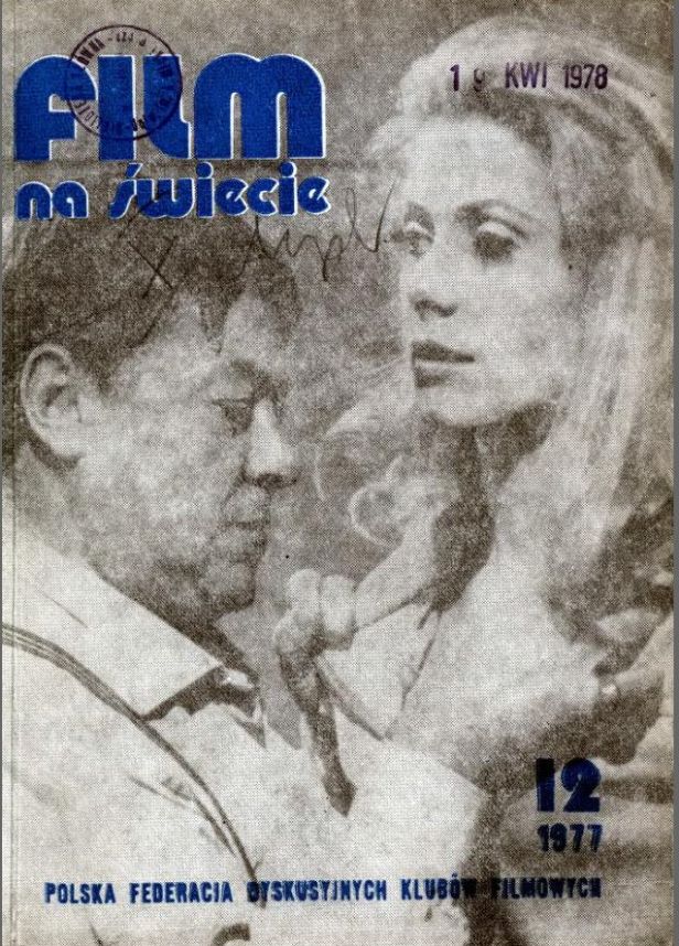 FILM NA SWIECIE magazine side cover Issue 232(12)  December 1977