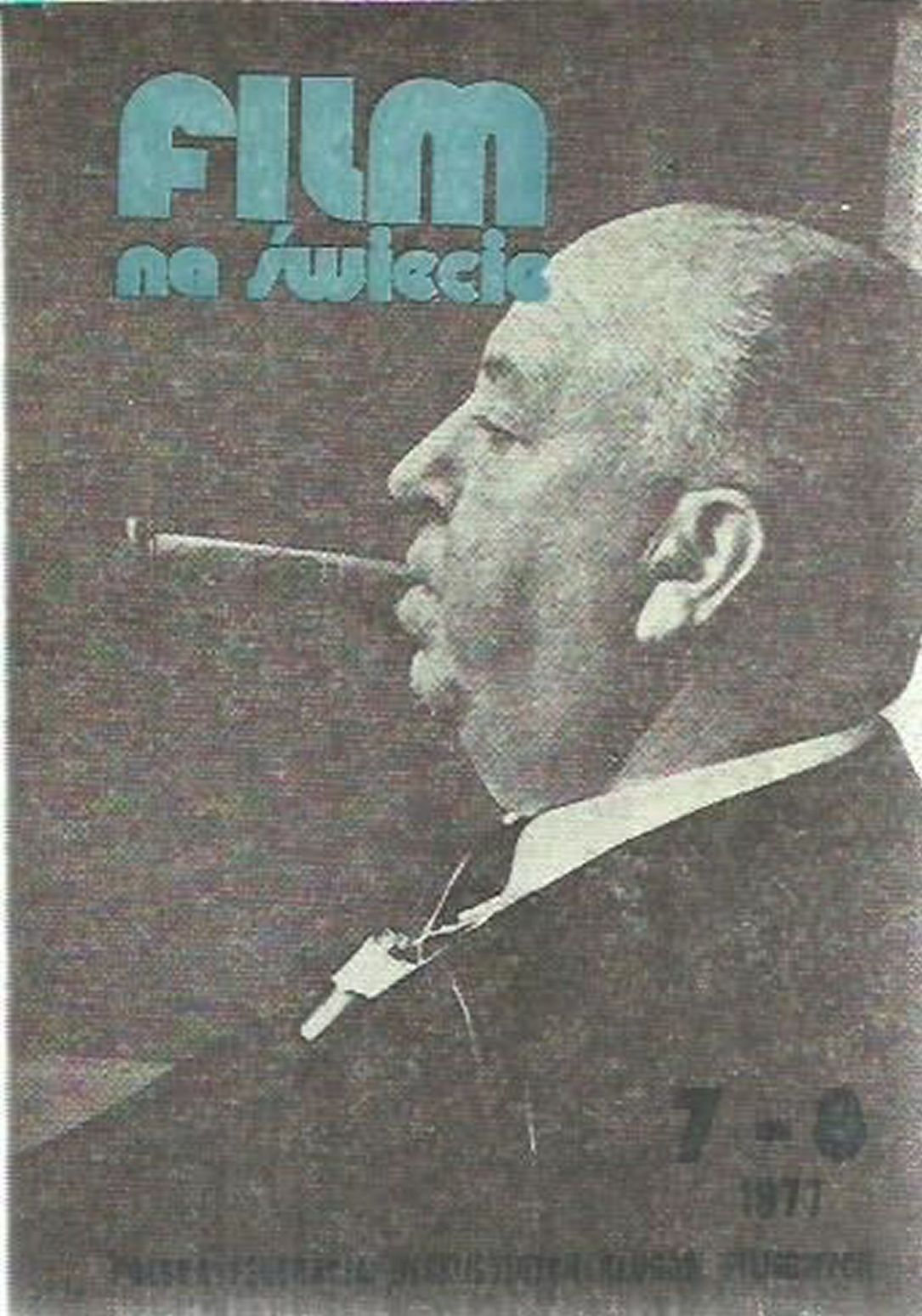 FILM NA SWIECIE magazine side cover Issue 78   1977