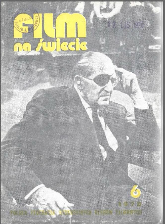FILM NA SWIECIE magazine side cover Issue 238(6)  June 1978