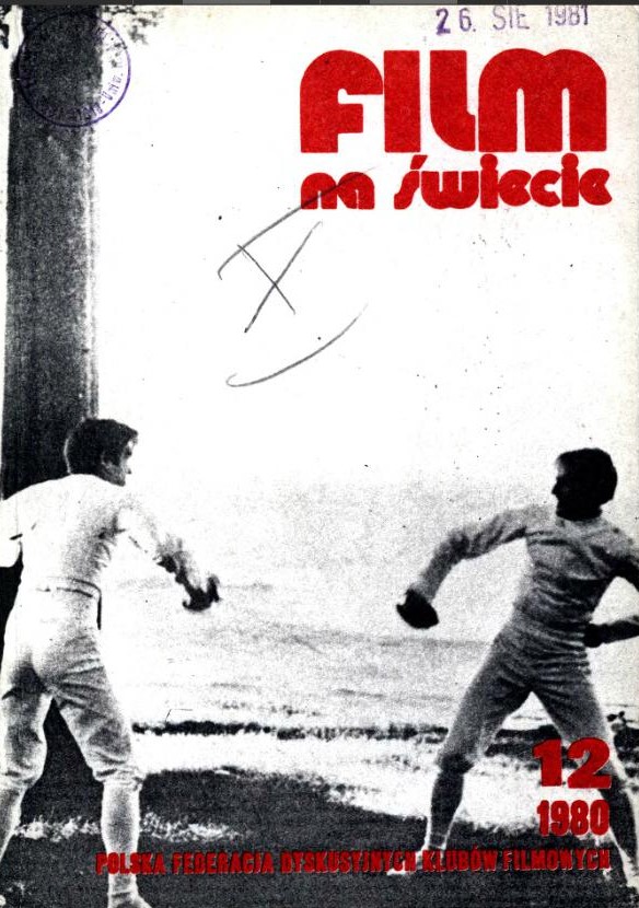 FILM NA SWIECIE magazine side cover Issue 268(12)  December 1980