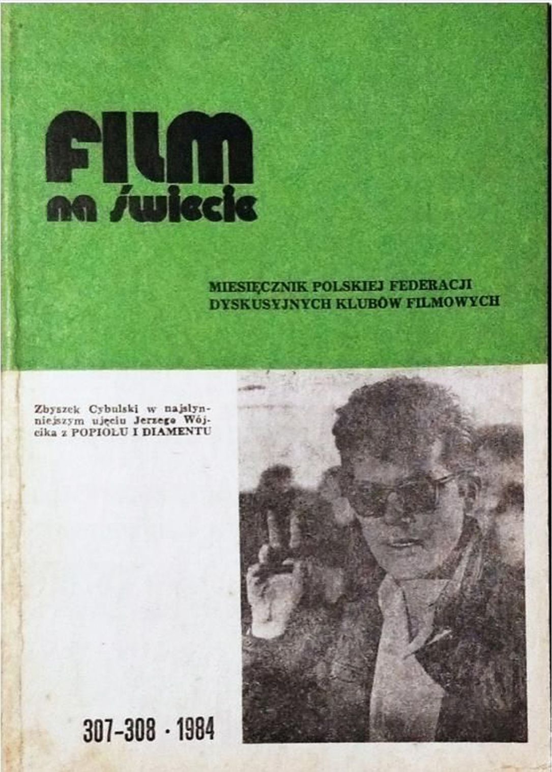FILM NA SWIECIE magazine side cover Issue 307-308  July/August 1984