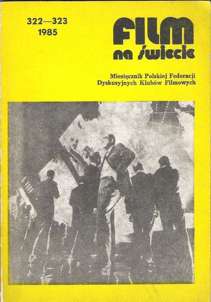 FILM NA SWIECIE magazine side cover Issue 322-323   1985