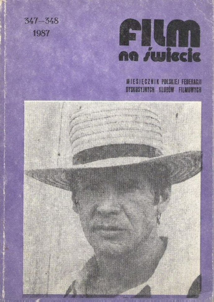 FILM NA SWIECIE magazine side cover Issue 347-348   1987