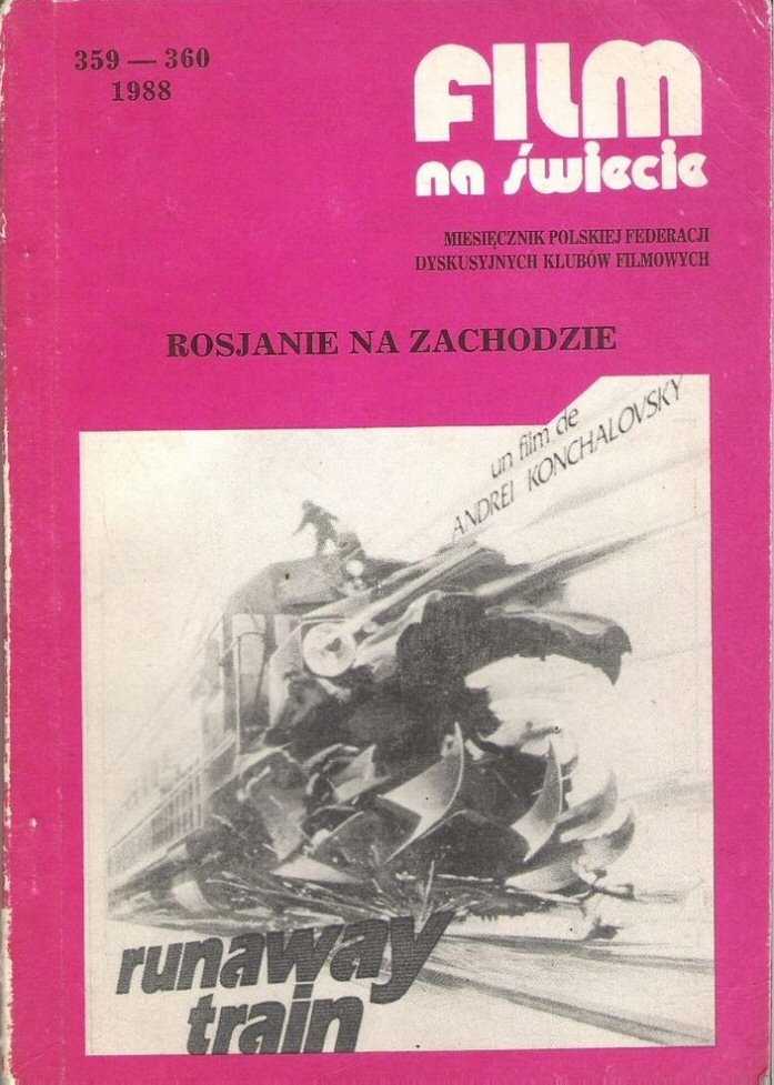 FILM NA SWIECIE magazine side cover Issue 359-360   1988