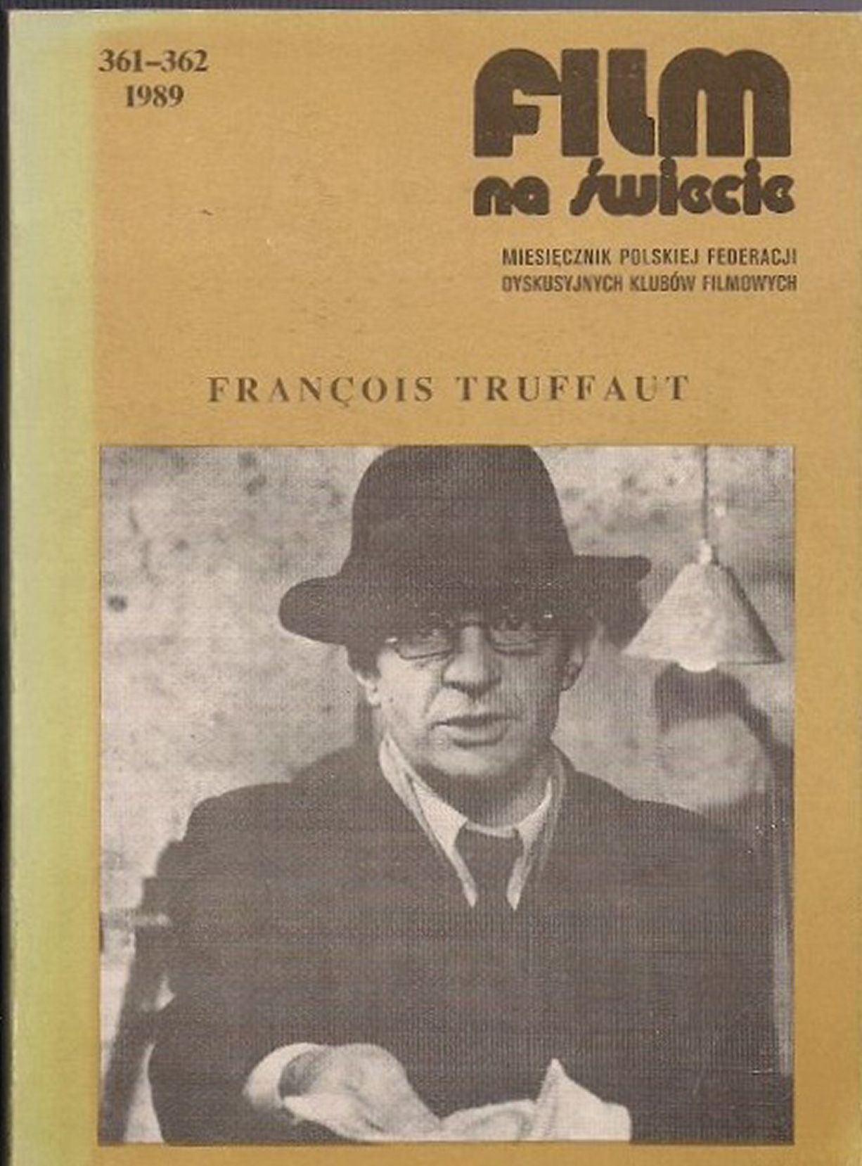 FILM NA SWIECIE magazine side cover Issue 361-362   1989
