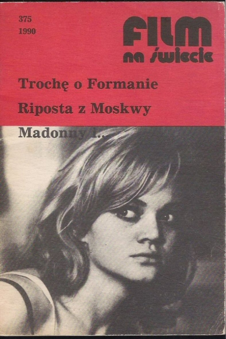 FILM NA SWIECIE magazine side cover Issue 375   1990