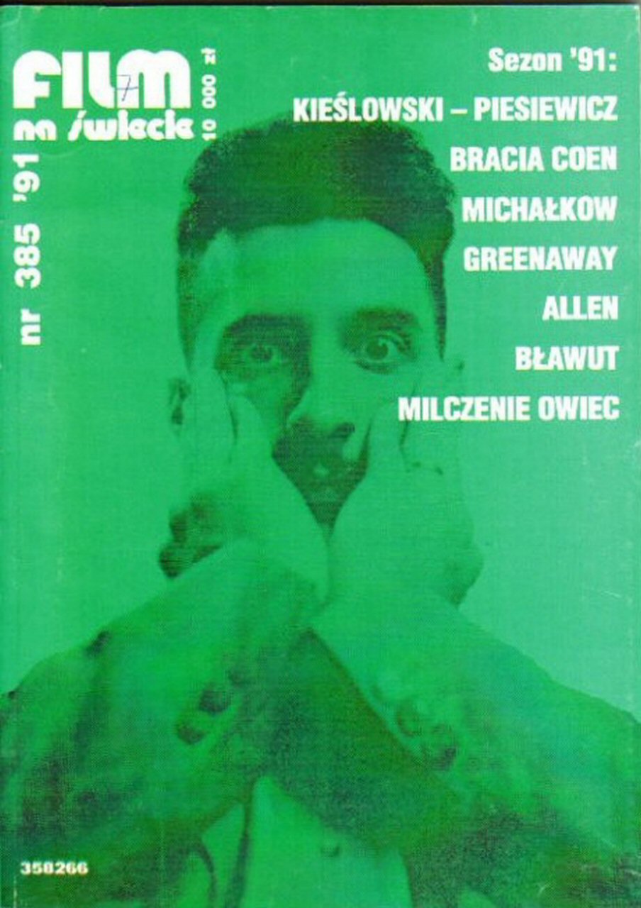 FILM NA SWIECIE magazine side cover Issue 385  December 1991