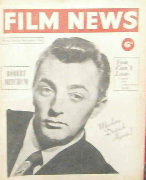 WEEKLY FILM NEWS/FILM NEWS magazine side cover 15 September 1951