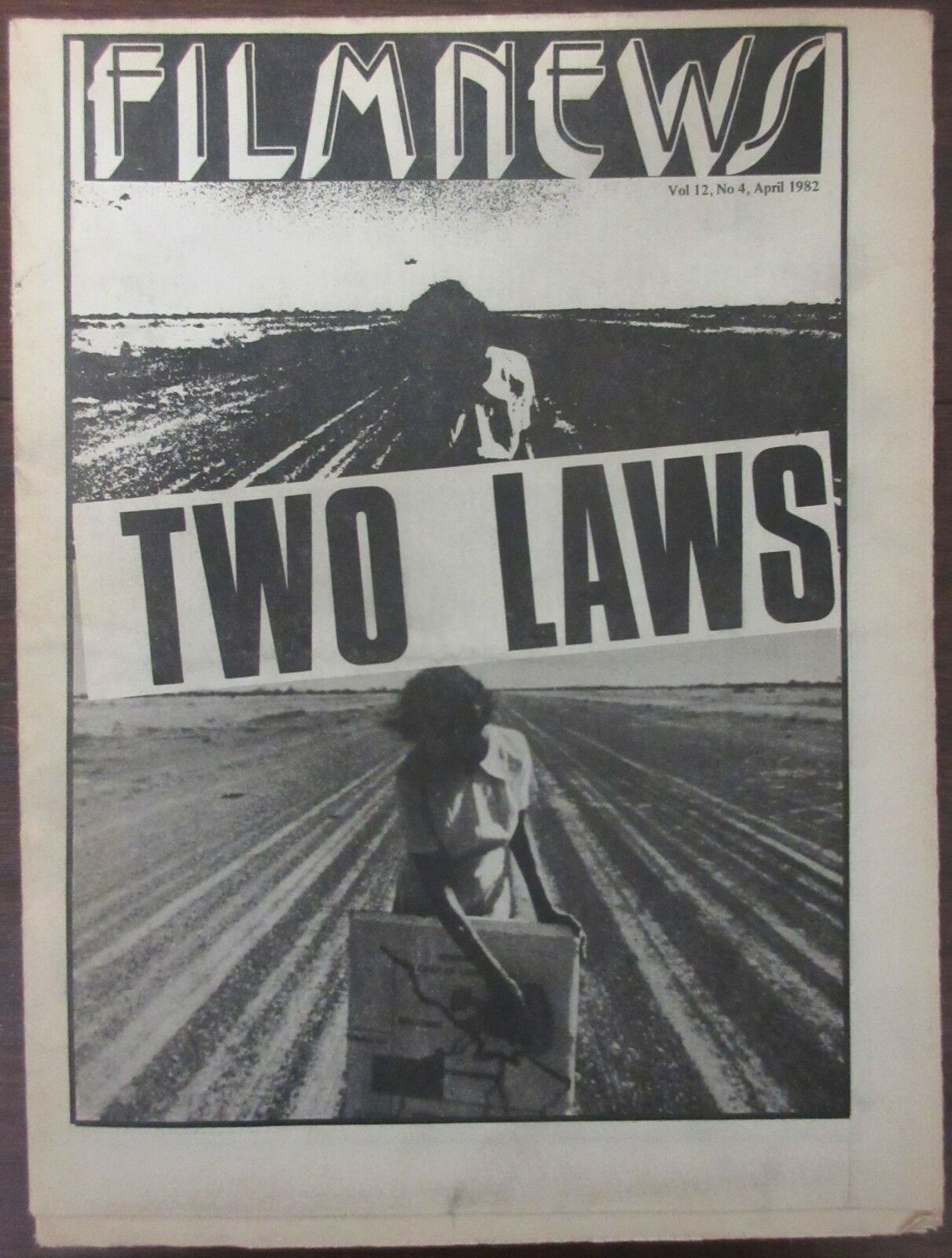 FILMNEWS magazine side cover  Vol 12 No  4  April 1982