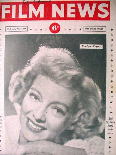 WEEKLY FILM NEWS/FILM NEWS magazine side cover 20 October 1951