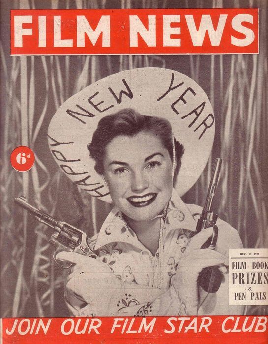 WEEKLY FILM NEWS/FILM NEWS magazine side cover 29 December 1951